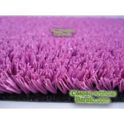 KIT CESPED ARTIFICIAL PADEL MONOFILAMENTO 12MM COLOR FUCSIA+ LINEA