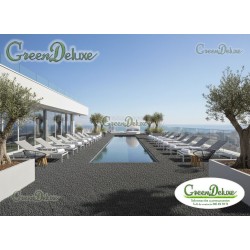 CÉSPED ARTIFICIAL NEGRO/PLATA B27