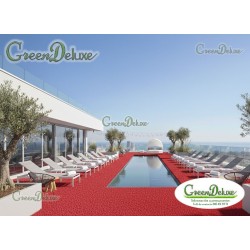 CESPED ARTIFICIAL COLOR ROJO