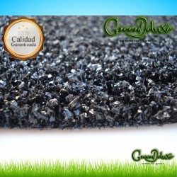 Césped artificial negro