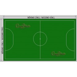 CÉSPED ARTIFICIAL FÚTBOL GD-M20 OVAL BICOLOR