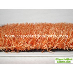 CESPED ARTIFICIAL COLOR NARANJA